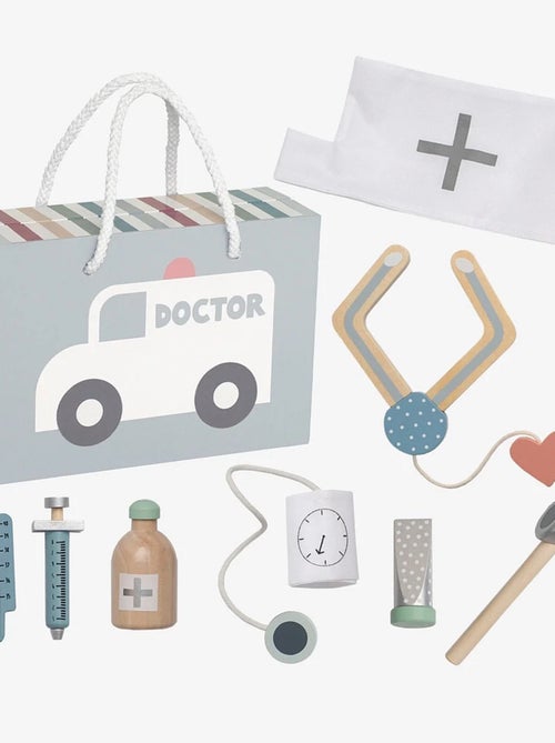 Maletín de doctor en madera para niños | juguete educativo y creativo | JaBaDaBaDo - Kiabi