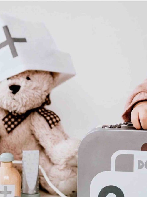 Maletín de doctor en madera para niños | juguete educativo y creativo | JaBaDaBaDo - Kiabi