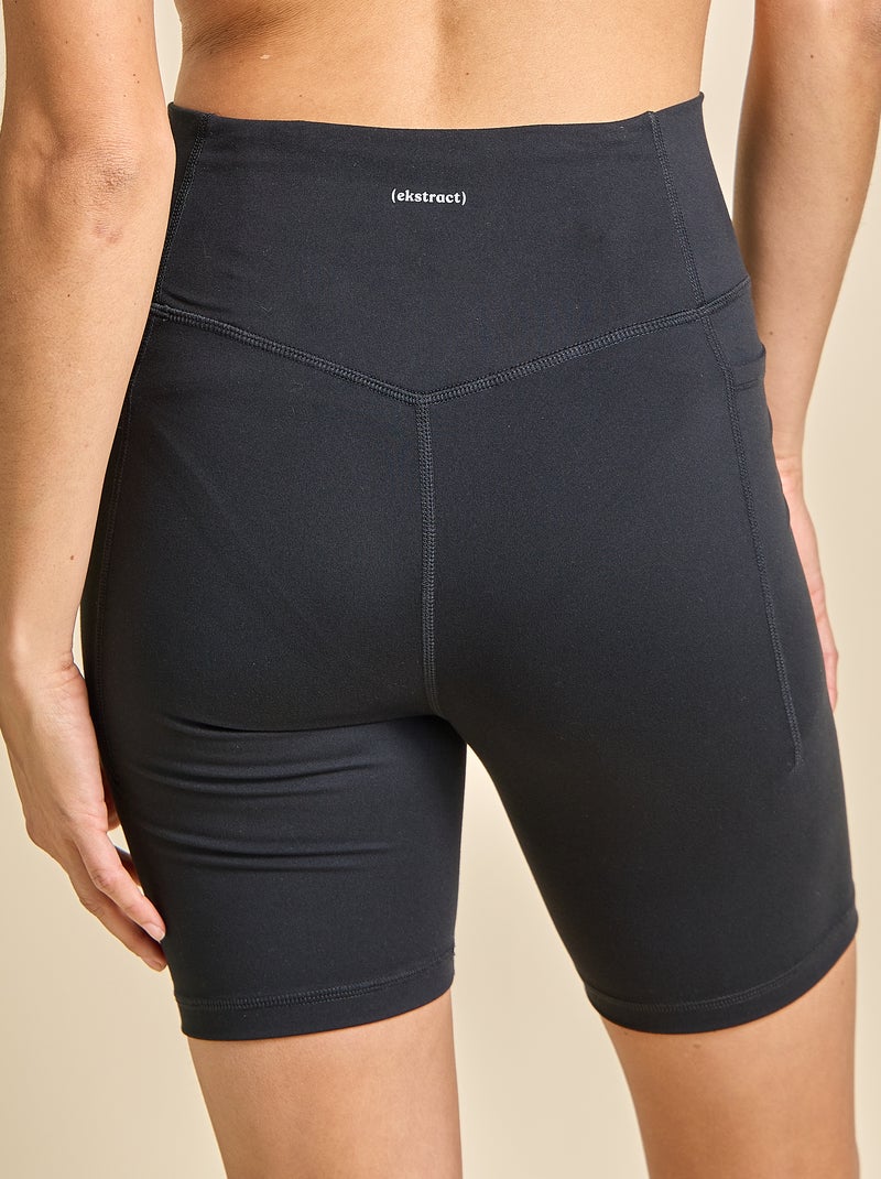Malla ciclista deportiva - (ekstract) Negro - Kiabi