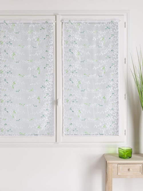 Malla modular 100% poliéster con estampado de hojas - Kiabi