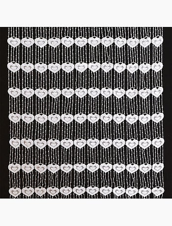 Malla modular de macramé estilo romántico