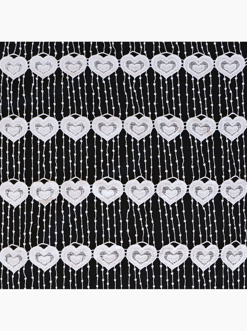 Malla modular de macramé estilo romántico Blanco - Kiabi