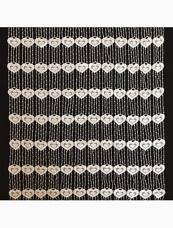 Malla modular de macramé estilo romántico