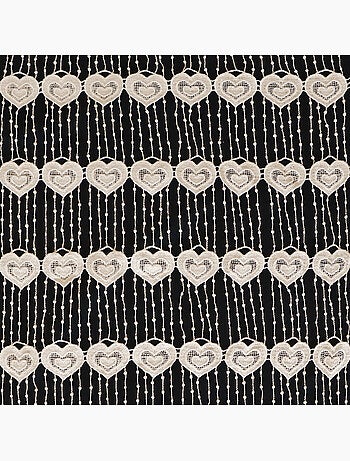 Malla modular de macramé estilo romántico