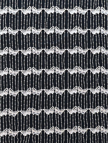 Malla modular de macramé mariposa