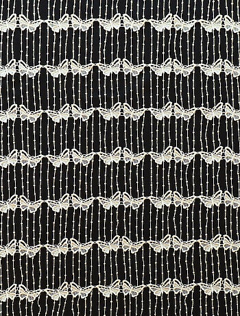 Malla modular de macramé mariposa