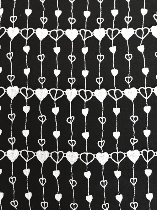 Malla modular de macramé pequeños corazones - Kiabi Malla modular de macramé pequeños corazones - Kiabi