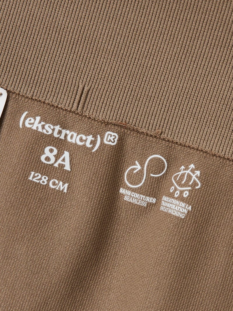 Mallas de ciclista deportivas sin costuras - (ekstract) Beige - Kiabi