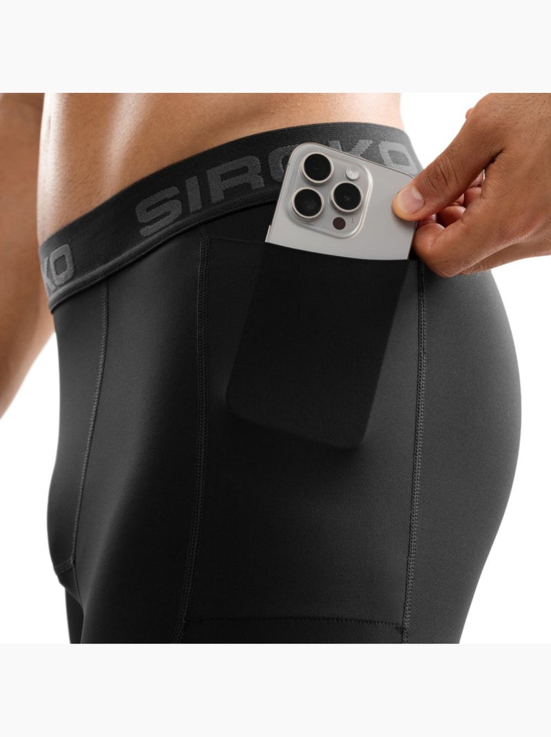 Mallas deportivas capri hombre fitness hombre enlli Negro - Kiabi