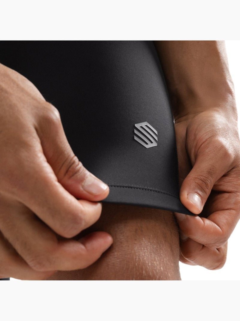 Mallas deportivas cortas hombre fitness hombre press Negro - Kiabi
