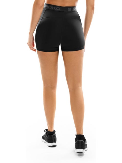 Mallas deportivas cortas mujer fitness mujer courage - Kiabi Mallas deportivas cortas mujer fitness mujer courage - Kiabi