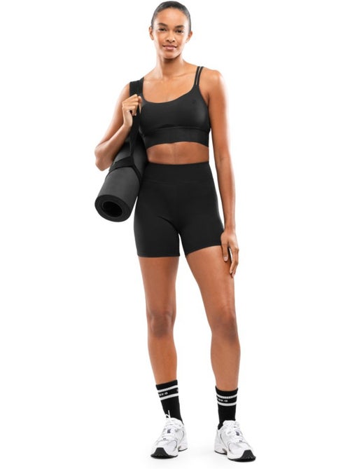 Mallas deportivas cortas mujer fitness mujer ganges - Kiabi Mallas deportivas cortas mujer fitness mujer ganges - Kiabi