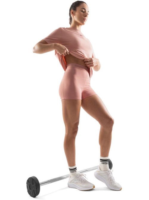 Mallas deportivas cortas mujer fitness mujer hutt - Kiabi
