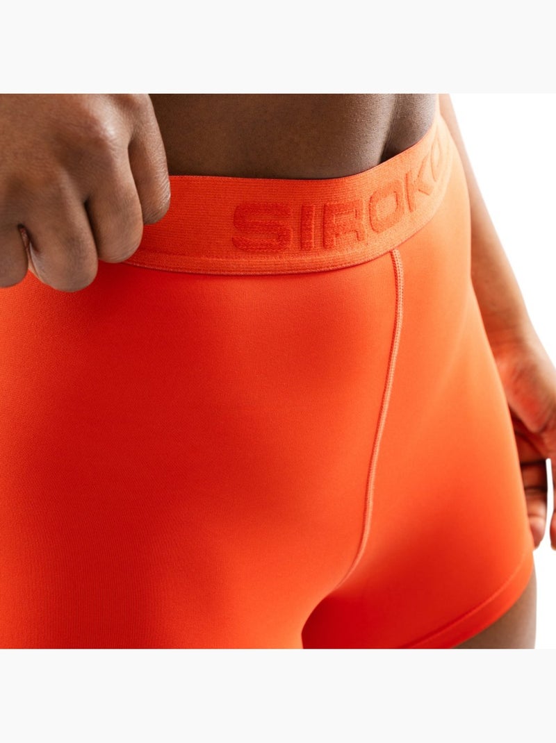 Mallas deportivas cortas mujer fitness mujer vital Rojo - Kiabi