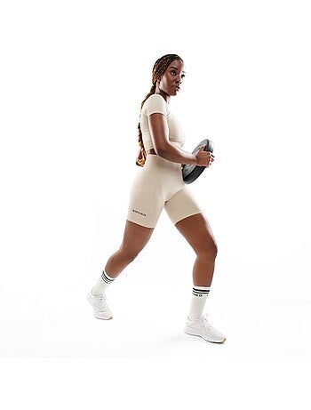 Mallas deportivas cortas sin costuras mujer fitness mujer dynamic