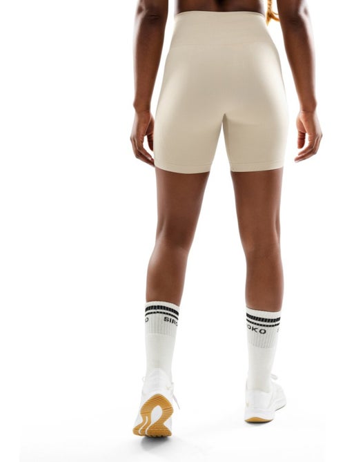 Mallas deportivas cortas sin costuras mujer fitness mujer dynamic - Kiabi