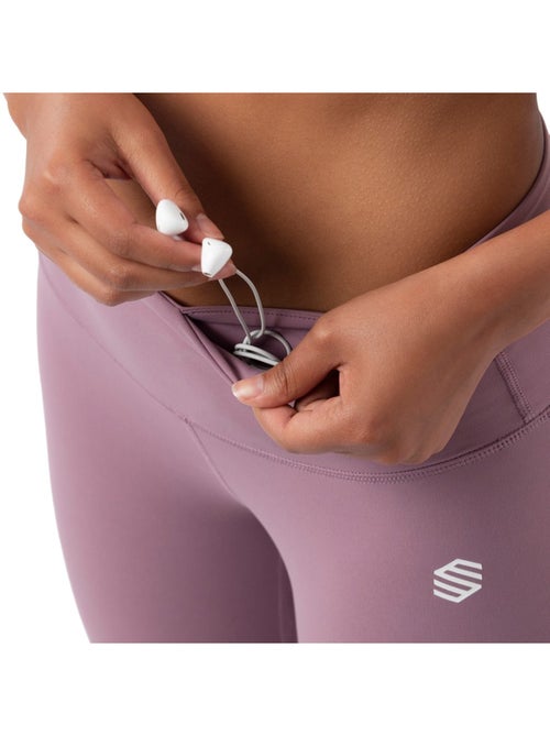 Mallas deportivas de talle medio fitness mujer luxe - Kiabi