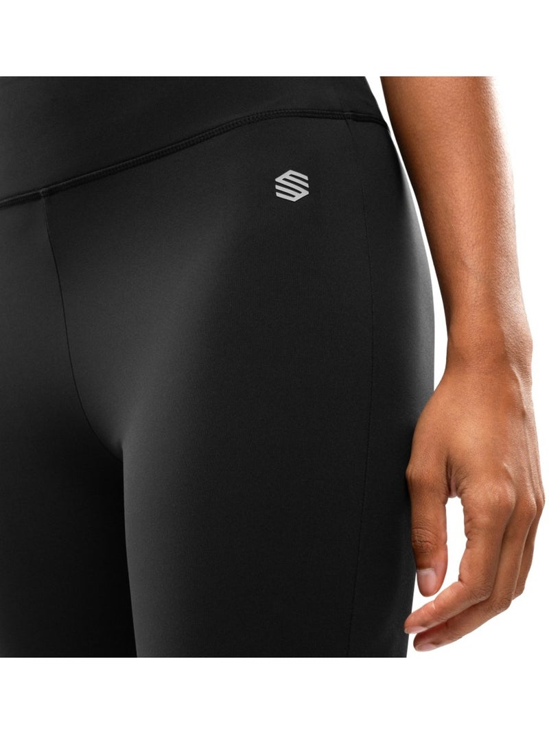 Mallas deportivas largas campana mujer fitness mujer icardi Negro - Kiabi