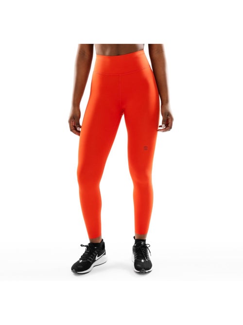 Mallas deportivas largas corte láser mujer fitness mujer pyro - Kiabi