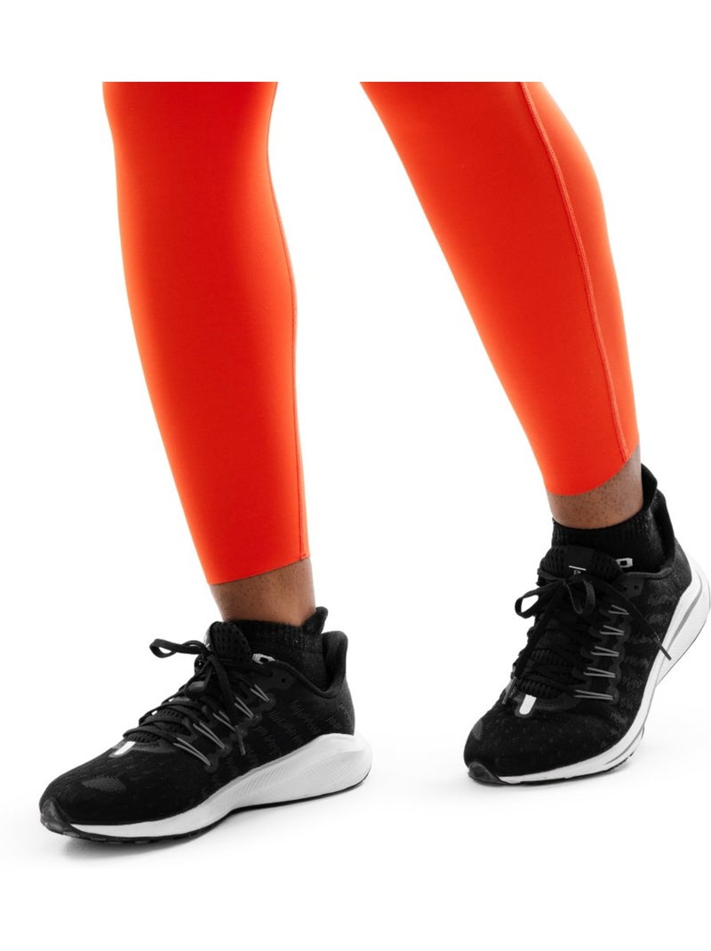 Mallas deportivas largas corte láser mujer fitness mujer pyro Rojo - Kiabi