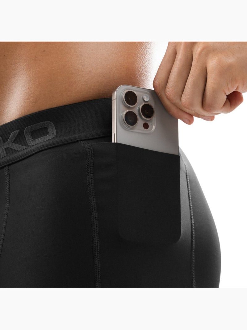 Mallas deportivas largas hombre fitness hombre pioneer Negro - Kiabi