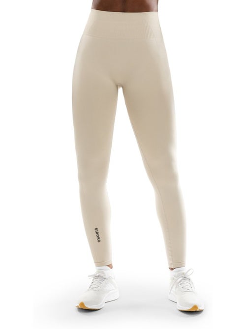Mallas deportivas sin costuras mujer fitness mujer fearless - Kiabi Mallas deportivas sin costuras mujer fitness mujer fearless - Kiabi