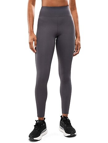Mallas reflectantes largas running mujer fitness mujer lume dark gray