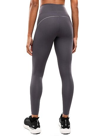 Mallas reflectantes largas running mujer fitness mujer lume dark gray