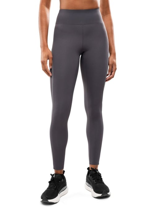 Mallas reflectantes largas running mujer fitness mujer lume dark gray - Kiabi