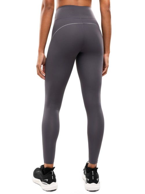 Mallas reflectantes largas running mujer fitness mujer lume dark gray - Kiabi