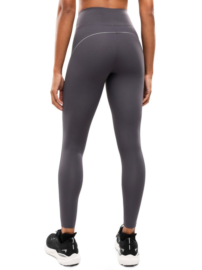 Mallas reflectantes largas running mujer fitness mujer lume dark gray Blanco Gris - Kiabi