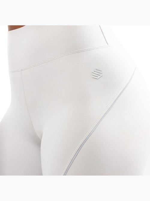 Mallas reflectantes largas running mujer fitness mujer lume light gray - Kiabi