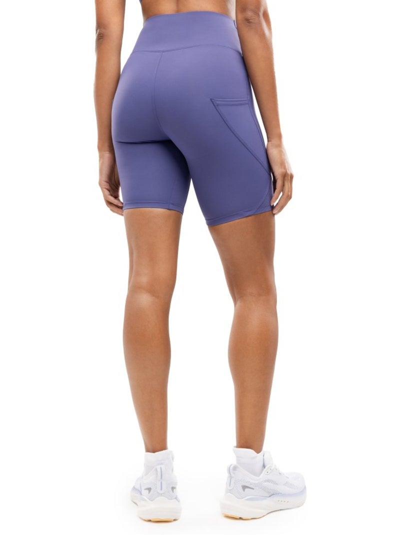 Mallas running cortas mujer fitness mujer thames Azul - Kiabi