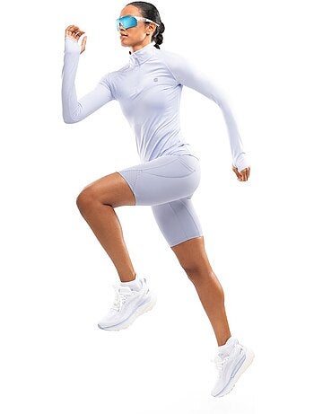 Mallas running cortas mujer fitness mujer thames lilac