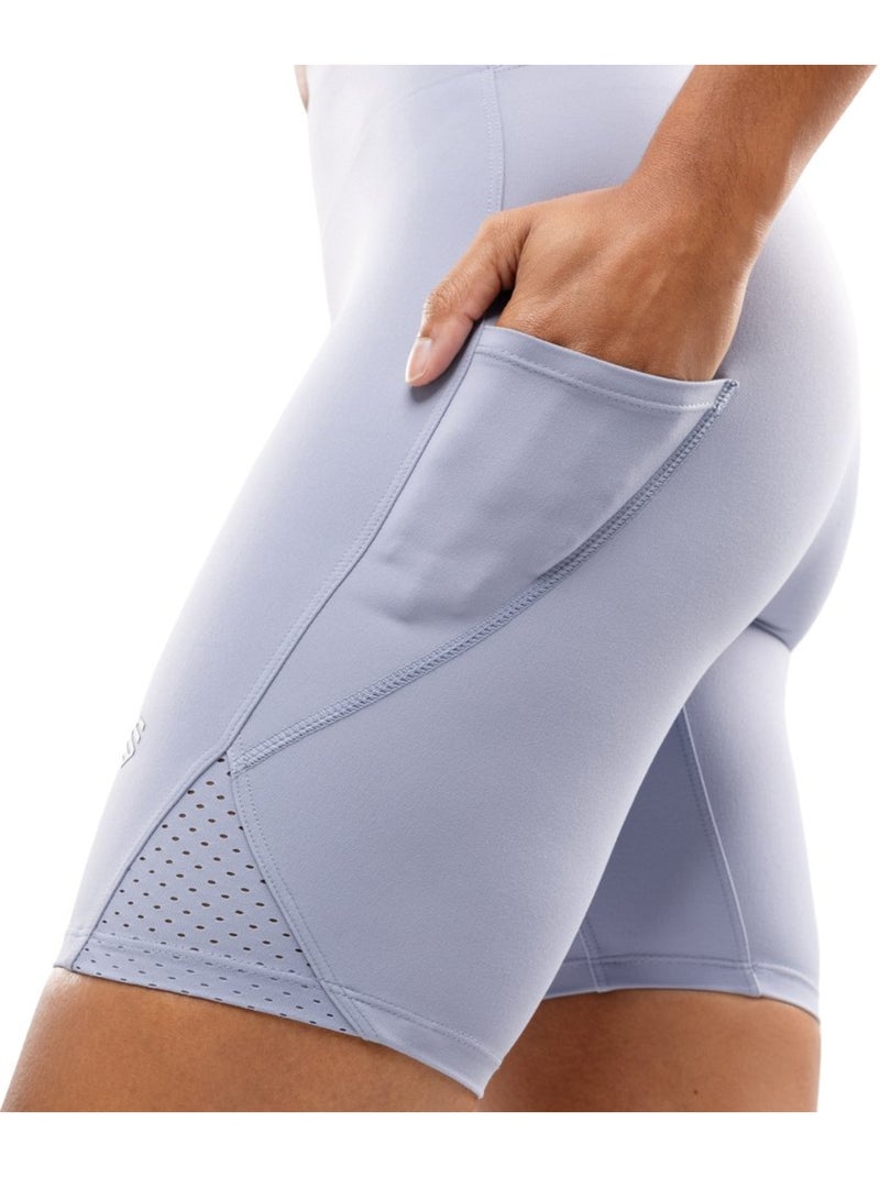 Mallas running cortas mujer fitness mujer thames lilac Violeta - Kiabi