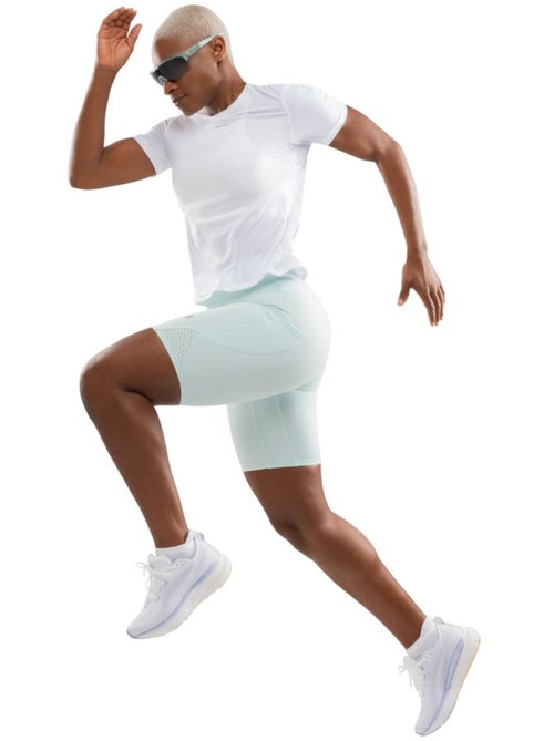Mallas running cortas mujer fitness mujer thames mint - Kiabi