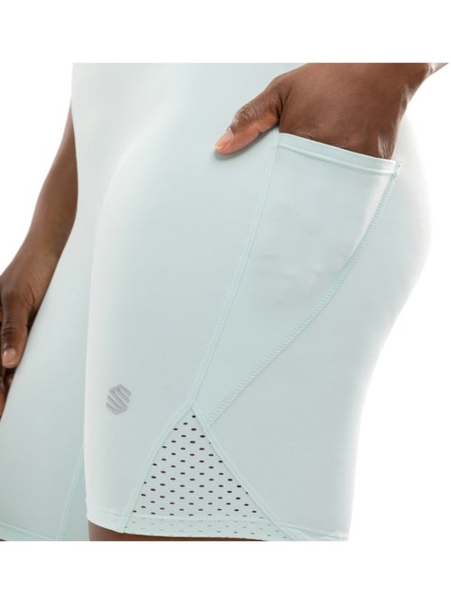 Mallas running cortas mujer fitness mujer thames mint - Kiabi