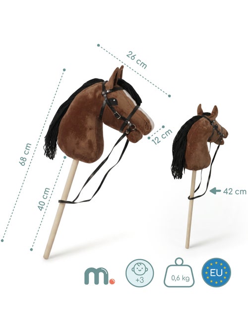 Mamabrum hobby horse - caballo de palo realista para niños desde 3 años - Kiabi