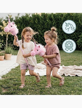 Mamabrum hobby horse - unicornio de palo mágico para niños desde 18 meses