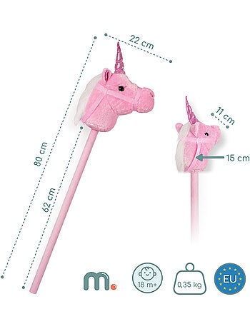 Mamabrum hobby horse - unicornio de palo mágico para niños desde 18 meses