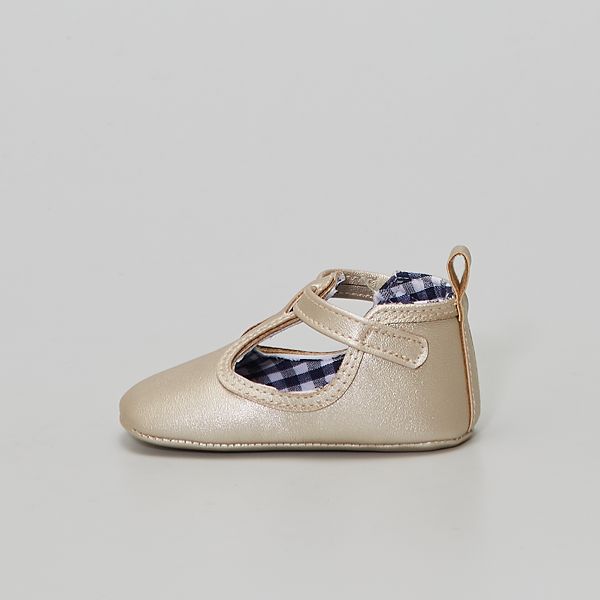 Manoletinas bebé niña - BEIGE - Kiabi - 7,00€