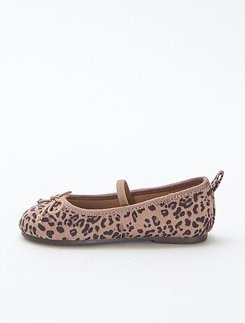 Manoletinas con motivo de leopardo