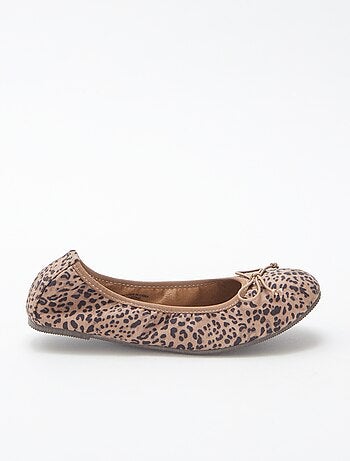Manoletinas de leopardo