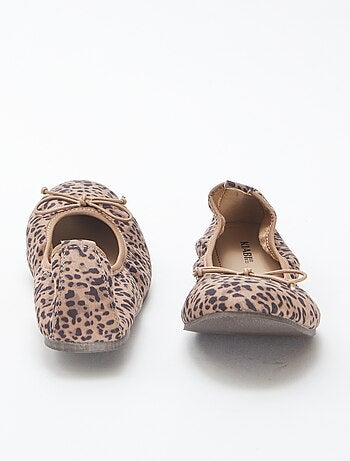 Manoletinas de leopardo