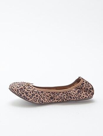 Manoletinas de leopardo