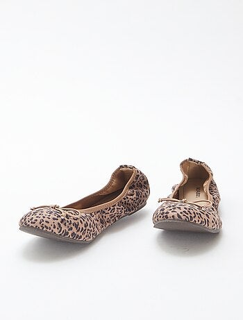 Manoletinas de leopardo