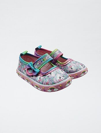 Manoletinas de tela 'unicornio'