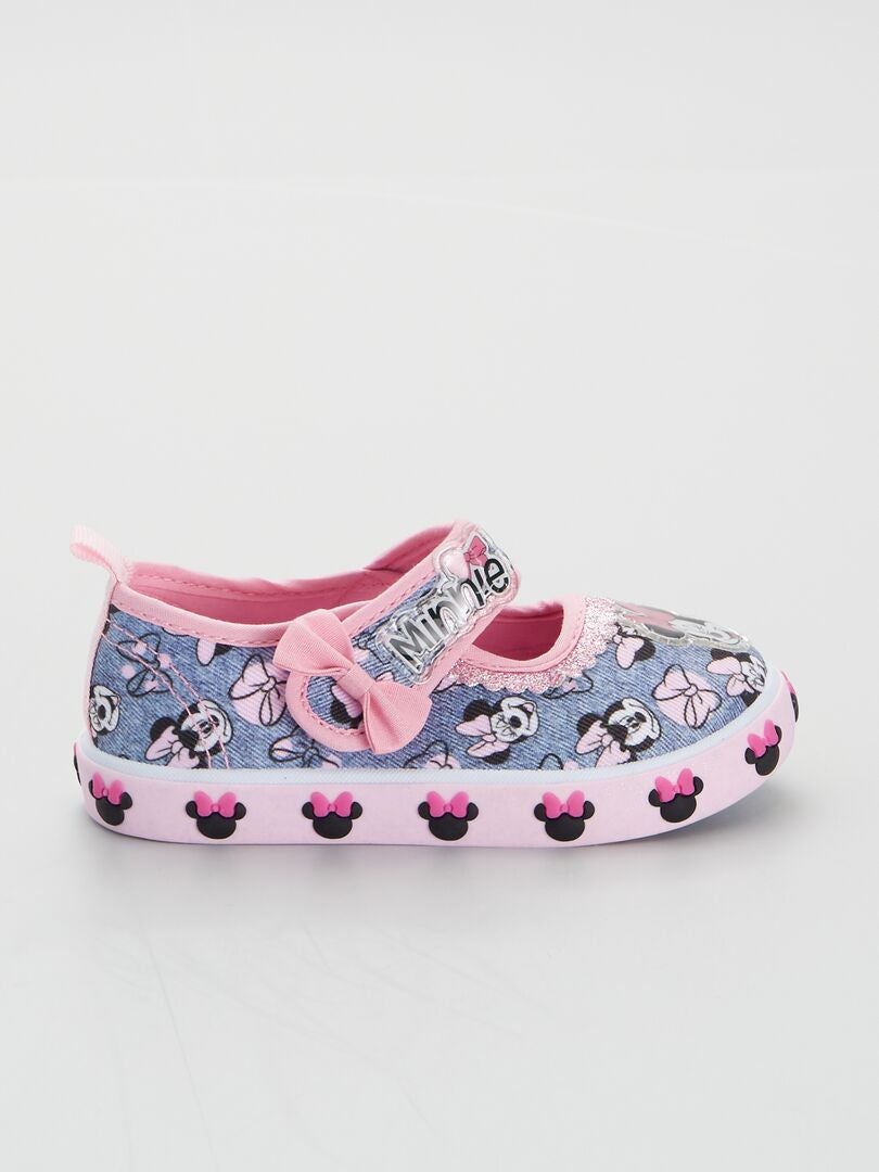 Manoletinas 'Minnie' con velcro rose - Kiabi