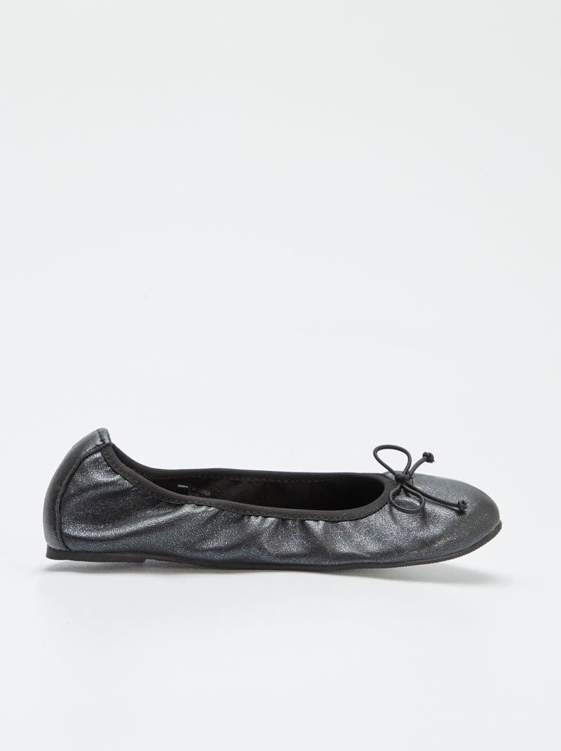 Manoletinas planas NEGRO - Kiabi