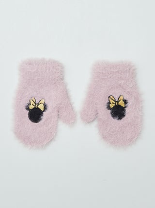 Manoplas con pelo 'Minnie'
